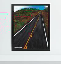 Image 2 of 'Clear My Mind' - Acrylic on Canvas Panel, 8x10 Framed