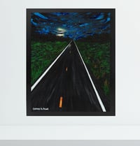 Image 2 of 'Breath of Night' - Acrylic on Canvas Panel, 8x10 Framed