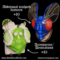 Image 2 of CUSTOM Bug Wall Mount (Medium: 5”x7”)