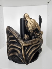Image 1 of Majestic Dragon Paper Towel Holder - Fantasy Kitchen Decor, Gothic Dragon Home Accent, Medieval G...