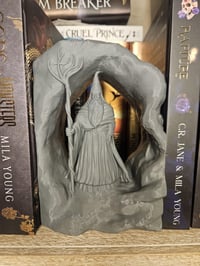 Image 1 of Wizard's Lair Book Nook – Mystical Cave Library for Enchanted Shelves