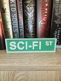 Image 10 of Library Street Signs-Book Genre Street Signs - Self Standing-3D Printed Personalized Signs in Cus...