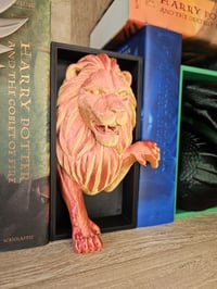 Image 1 of Wizard Book Nook Collection- 3d printed | Themes of Phoenix, Lion, Snake, Badger, and Raven | Enc...