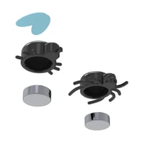 Image 6 of Magnetic Spider Web Picture Board with spider and fly magnets for your notes