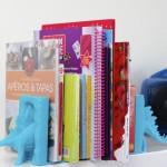Image 3 of Stegosaurus Bookends | Dinosaur-Themed Bookshelf Decor | Prehistoric Book Holder | Kids Room Dino...