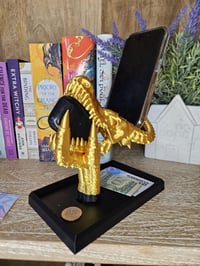 Image 1 of Dragon's Hoard Phone Stand-Organizer