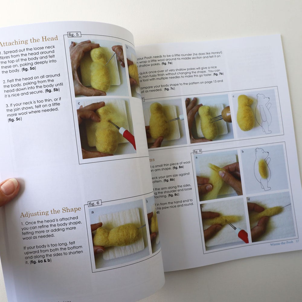 Needle Felting Pooh Bear & Friends - Paperback Book