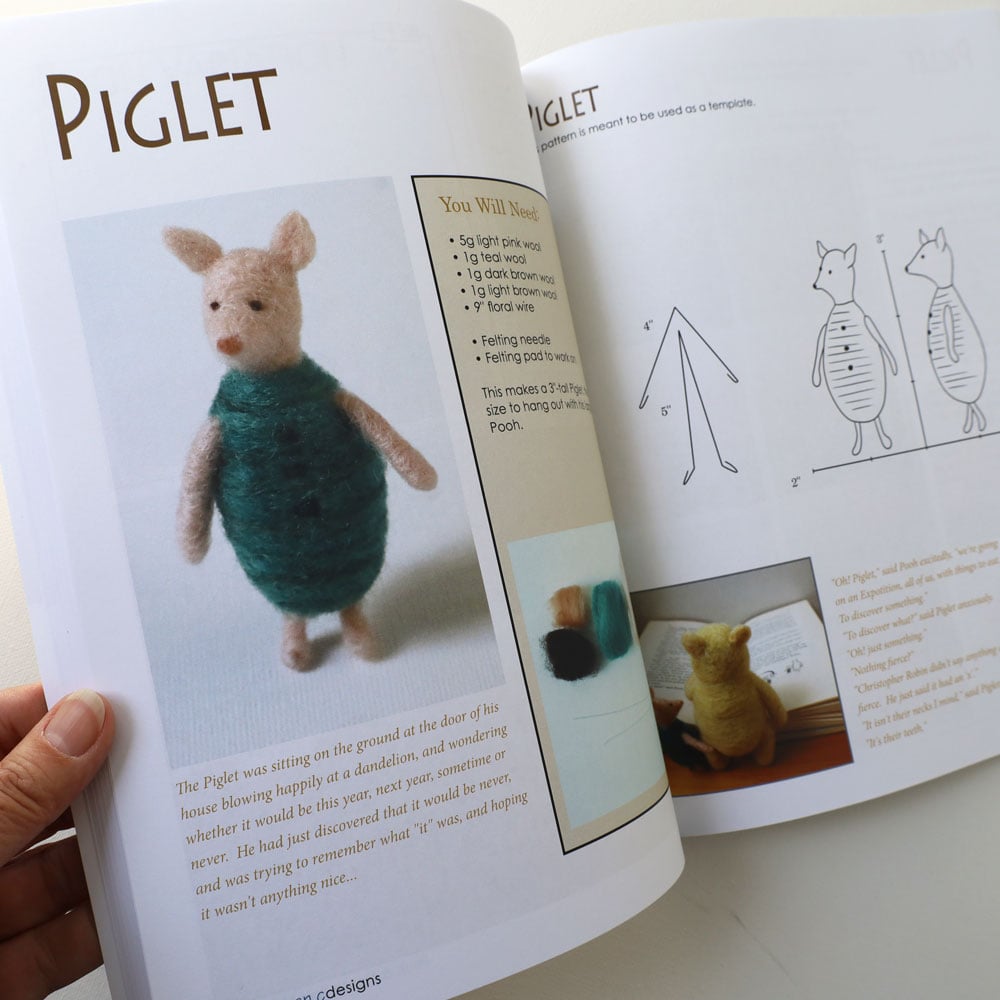 Needle Felting Pooh Bear & Friends - Paperback Book