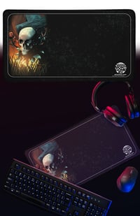 Death Flower 12x22 Desk Mat