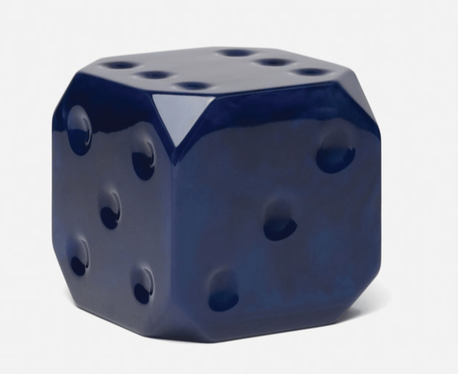 Image of Dice Bookends (Green or Navy)