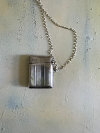 Image 9 of Antique Silver Hallmarked Vesta Box Necklace