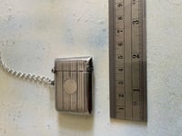 Image 10 of Antique Silver Hallmarked Vesta Box Necklace