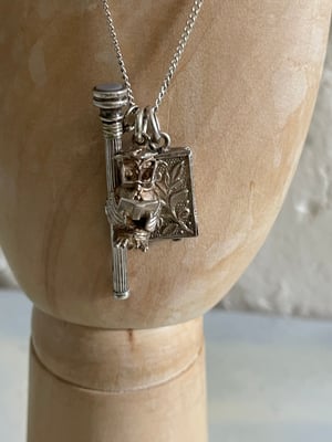 Image of Vintage Silver Chain With the studious bookish edit 