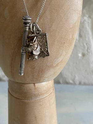 Image of Vintage Silver Chain With the studious bookish edit 