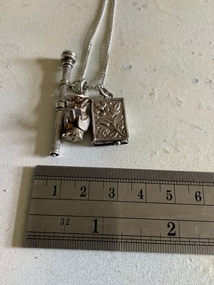 Image of Vintage Silver Chain With the studious bookish edit 
