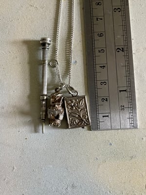 Image of Vintage Silver Chain With the studious bookish edit 