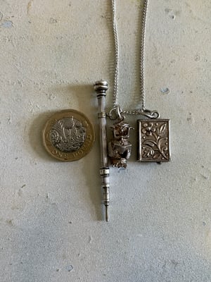 Image of Vintage Silver Chain With the studious bookish edit 
