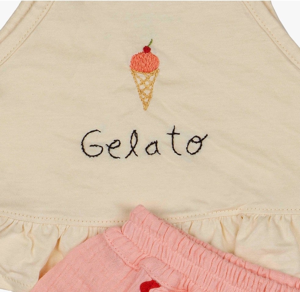 Image of Ruffle Short Set - Gelato
