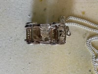 Image 7 of Vintage Silver Classic Car Necklace