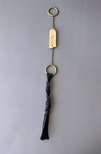 Image 3 of House Charm - Lavender with Macrame Tassel - Spalted Maple Burl IV