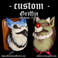 Image 1 of CUSTOM Griffin Wall Mount (Medium: 5”x7”)