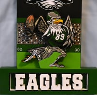Image 4 of Philadelphia Eagles Hand Crafted NFL 3D Wooden Diorama Cartooning Wall Décor