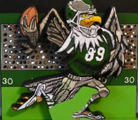 Image 10 of Philadelphia Eagles Hand Crafted NFL 3D Wooden Diorama Cartooning Wall Décor
