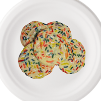 Image 2 of Confetti Explosion Sugar Cookies with Sprinkle Overload Full Dozen (12)