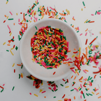 Image 3 of Confetti Explosion Sugar Cookies with Sprinkle Overload Full Dozen (12)