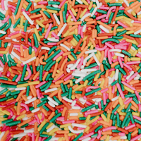 Image 4 of Confetti Explosion Sugar Cookies with Sprinkle Overload Full Dozen (12)