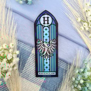 Image of School of Magic, House Inspired Stained Glass Window Bookmarks