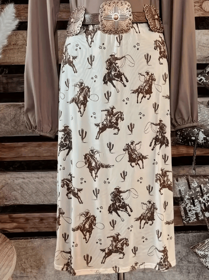 Image of Vintage Cowboy skirt