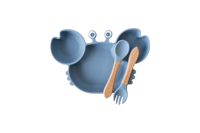 Kids Silicone Crab Plate