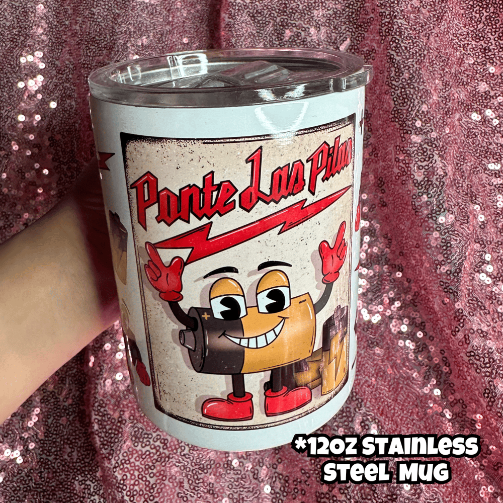 Image of Ponte Las Pilas Mug🔋(Glass or Stainless Steel Options)