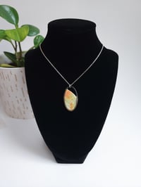 Image 1 of Peach Marble Oval Pendant 