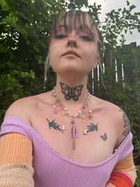Image 2 of Lavender Daydream Fairy Necklace 