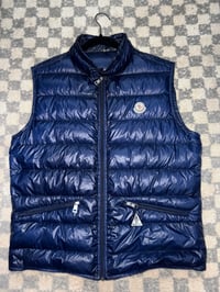 Image 1 of Vintage Moncler Vest Gilet Blue