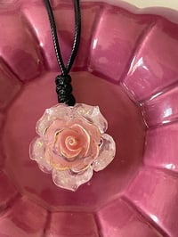 Pink Rose Necklace