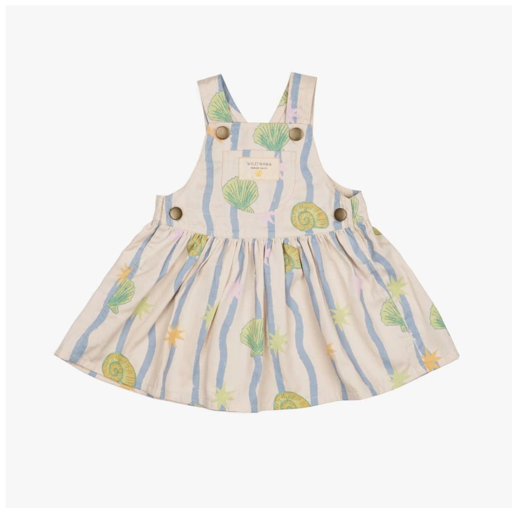 Image of Overall Dress - Seashell Swirl