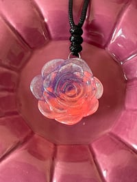 Pink and Purple Flower Necklace