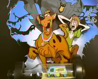 Image 6 of Scooby-Doo 3D Hand Crafted Wooden Wall Hanging Artwork