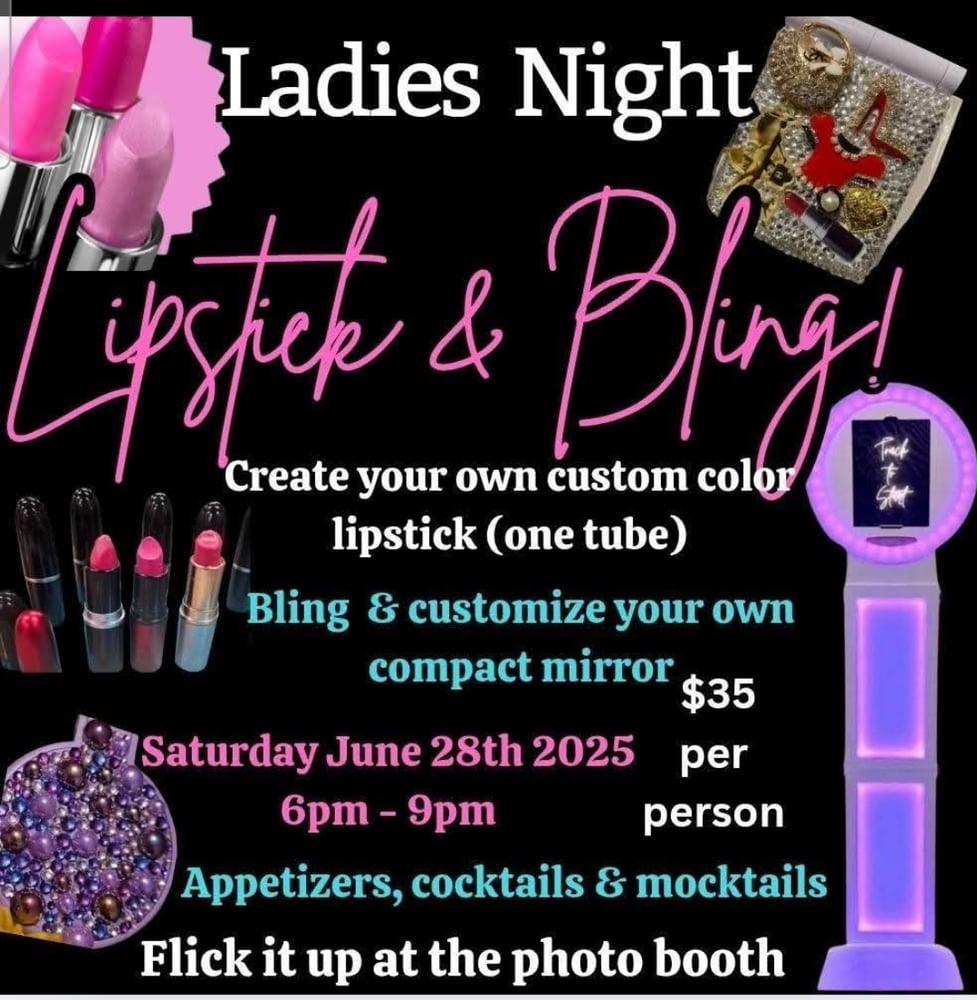 Image of Lipstick and bling ladies nite