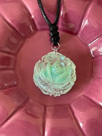 Mint Flower Necklace