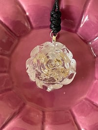 Clear Flower Necklace