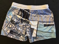 Image 2 of Chinatown Airlines Graphic Shorts