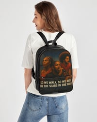 Image 3 of Stars in the Night– Freedom & Fire Edition Classic Faux Leather Backpack