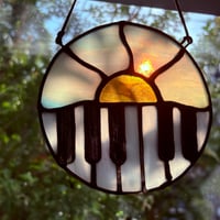 Image 1 of Sunrise Sonata – Stained Glass Suncatcher