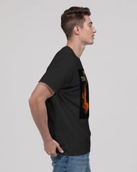 Image 2 of We Remember, We Build Tee – Freedom & Fire Edition Unisex Tee | Champion