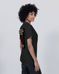 Image 2 of We Remember, We Build Tee – Freedom & Fire Edition - Unisex Tee | Champion