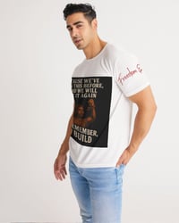 Image 2 of We Remember, We Build Tee – Freedom & Fire Edition - Men's All-Over Print Tee